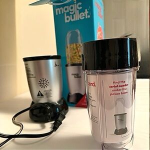 Magic Bullet Silver 3 Piece Personal Blender  MBR-0301